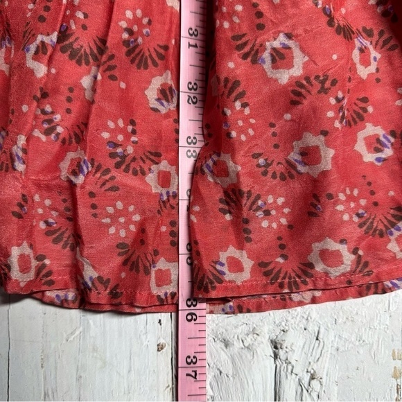 Xirena Jia Floral Print Mini Dress Size Large Coral Blush - Picture 10 of 14